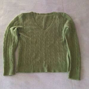 Green Cashmere Sweater